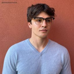 Cleo Black Browline Glasses7