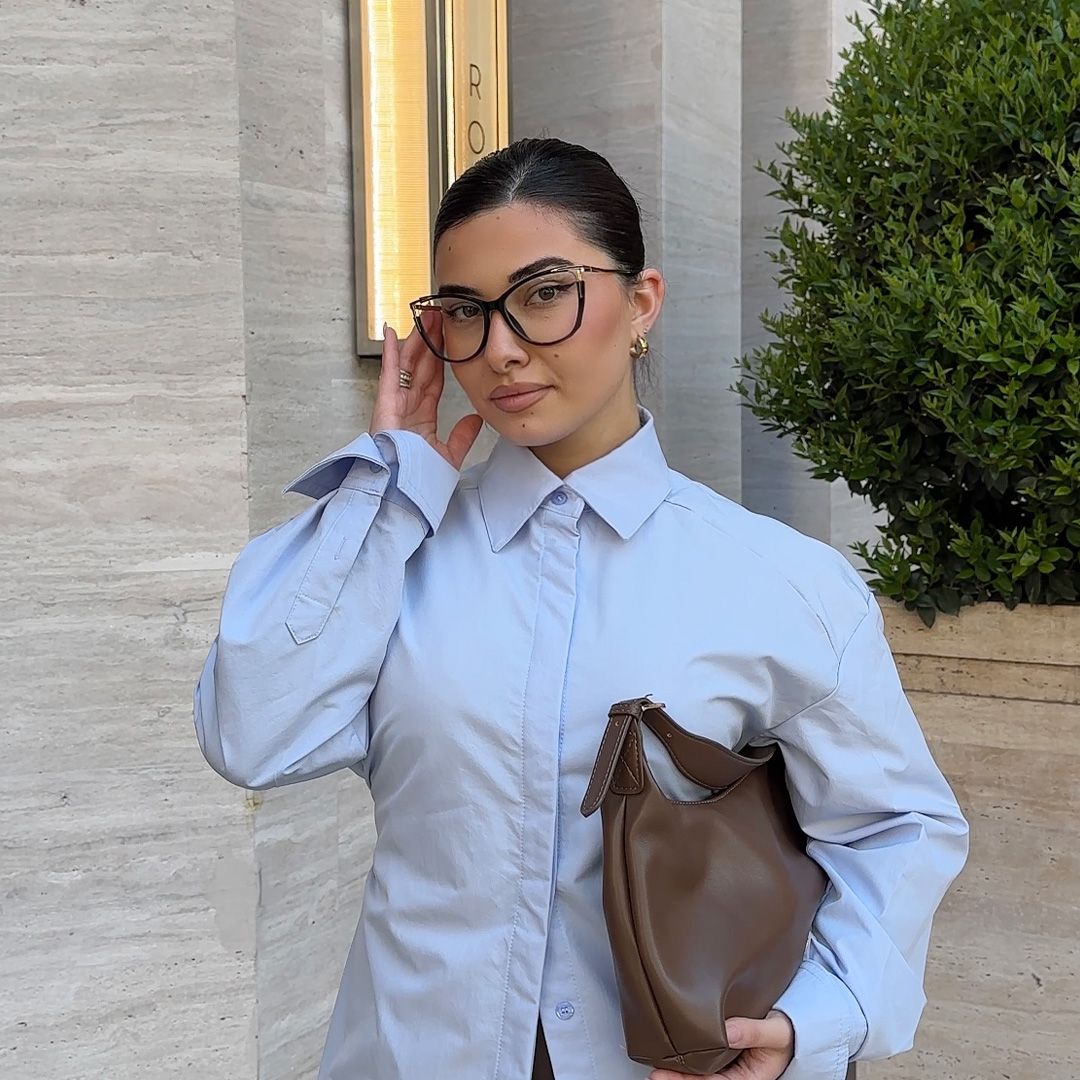Yomary Black Cat Eye Frame Glasses for Women | ZEELOOL4