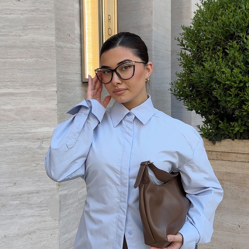 Yomary Black Cat eye Glasses