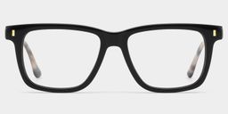 Travis Black Rectangle Glasses1