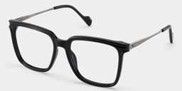 Zeyna Black Square Glasses3