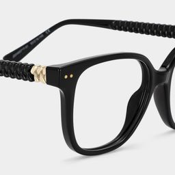 Clara Black Cat eye Glasses5