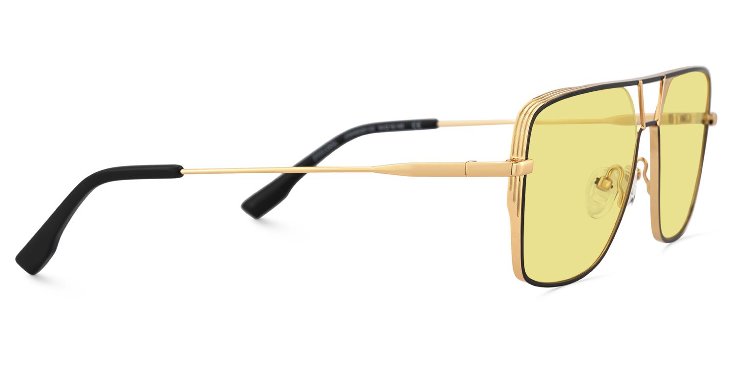Bowdry Black Aviator Sunglasses to Frame Your Face | ZEELOOL3