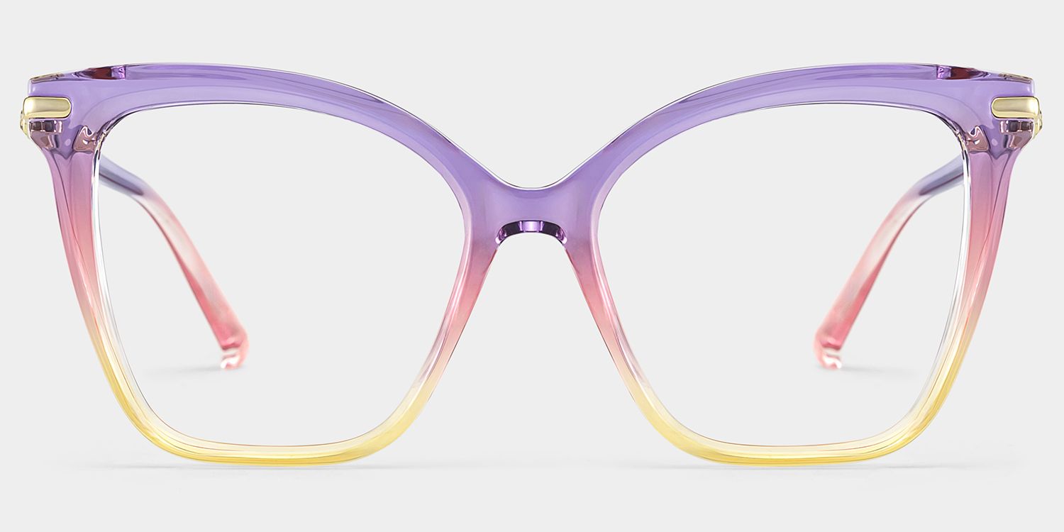Lamar Multicolor Frame Glasses with Butterfly Frame Online | ZEELOOL2