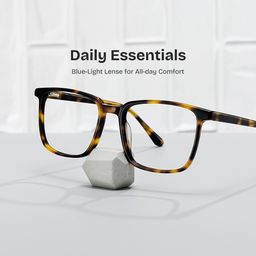 Aidan Tortoise Rectangle Glasses0