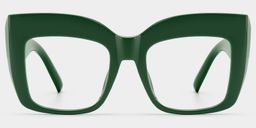 Alberta Green Square Glasses0
