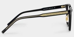 Hailey Black Square Glasses4