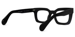 Keisa Black Rectangle Glasses3
