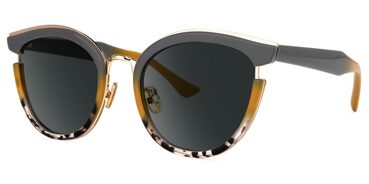 Laraine Gray Cat eye Sunglasses