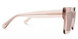 Brandon Beige Square Sunglasses2