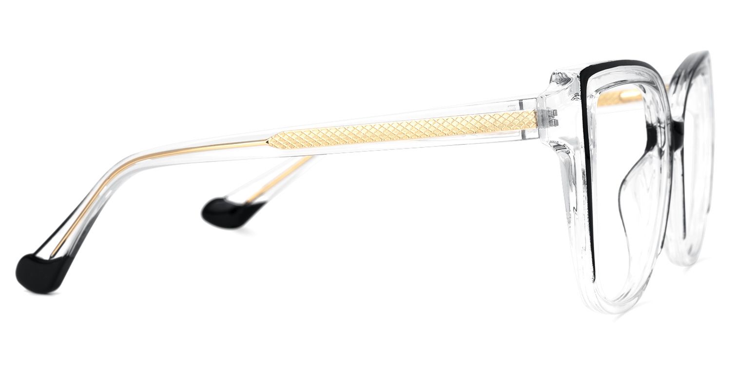 Fenn Cateye Clear Glasses2