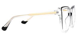 Fenn Clear Cat eye Glasses2