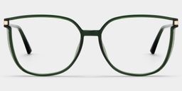 Rodz Dark-Green Square Glasses0