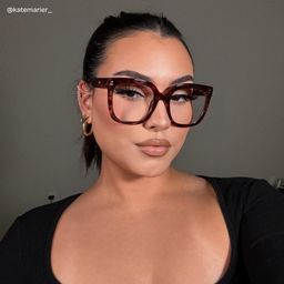 Ebony Tortoise Square Glasses6