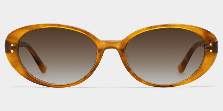 Lennon Tortoise Oval Sunglasses