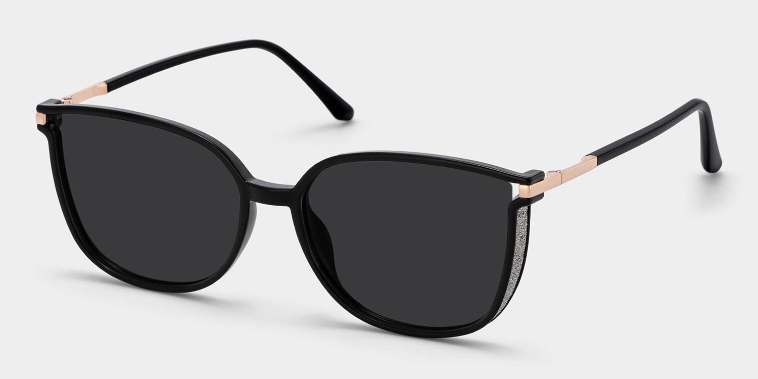 Rodz Black Square Polarized Sunglasses for Driving | ZEELOOL2