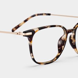 Florence Tortoise Rectangle Glasses5