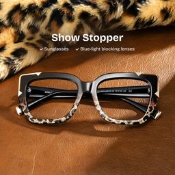 Dax Two-tone Square Glasses0