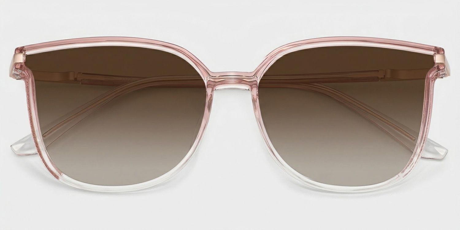Rodz Square Pink Prescription Sunglasses | ZEELOOL1