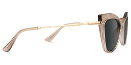 Indira Beige Cat eye Sunglasses2