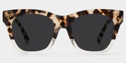 Tandy Light-Tortoise Square Sunglasses0