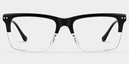 Harper Two-tone Rectangle Glasses1