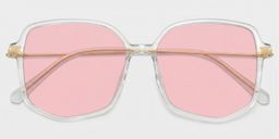 Payton Clear Geometric Sunglasses1