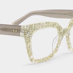 Renata Silver Square Glasses5