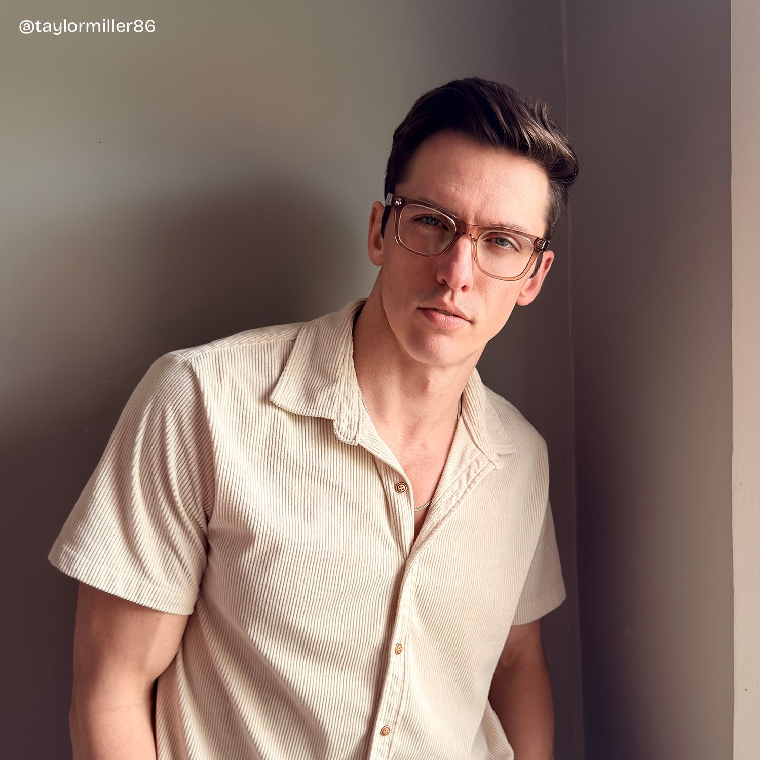 Robert Rectangle Brown Frame Glasses for Men | ZEELOOL6