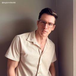 Robert Brown Rectangle Glasses6