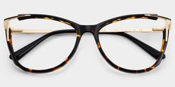 Yomary Tortoise Cat eye Glasses2