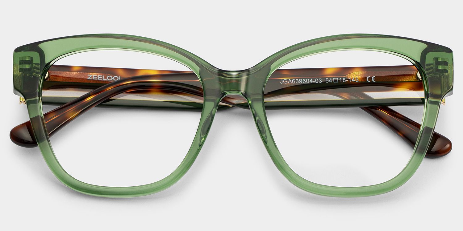 Everest Green Butterfly Glasses | Campus Athleisure Look2