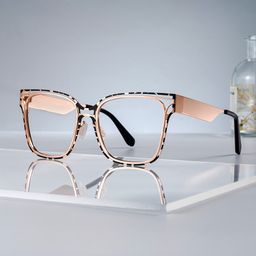 Dacarine Tortise Square Glasses0