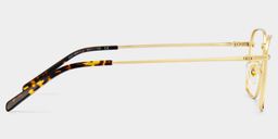 Leah Gold Rectangle Glasses4