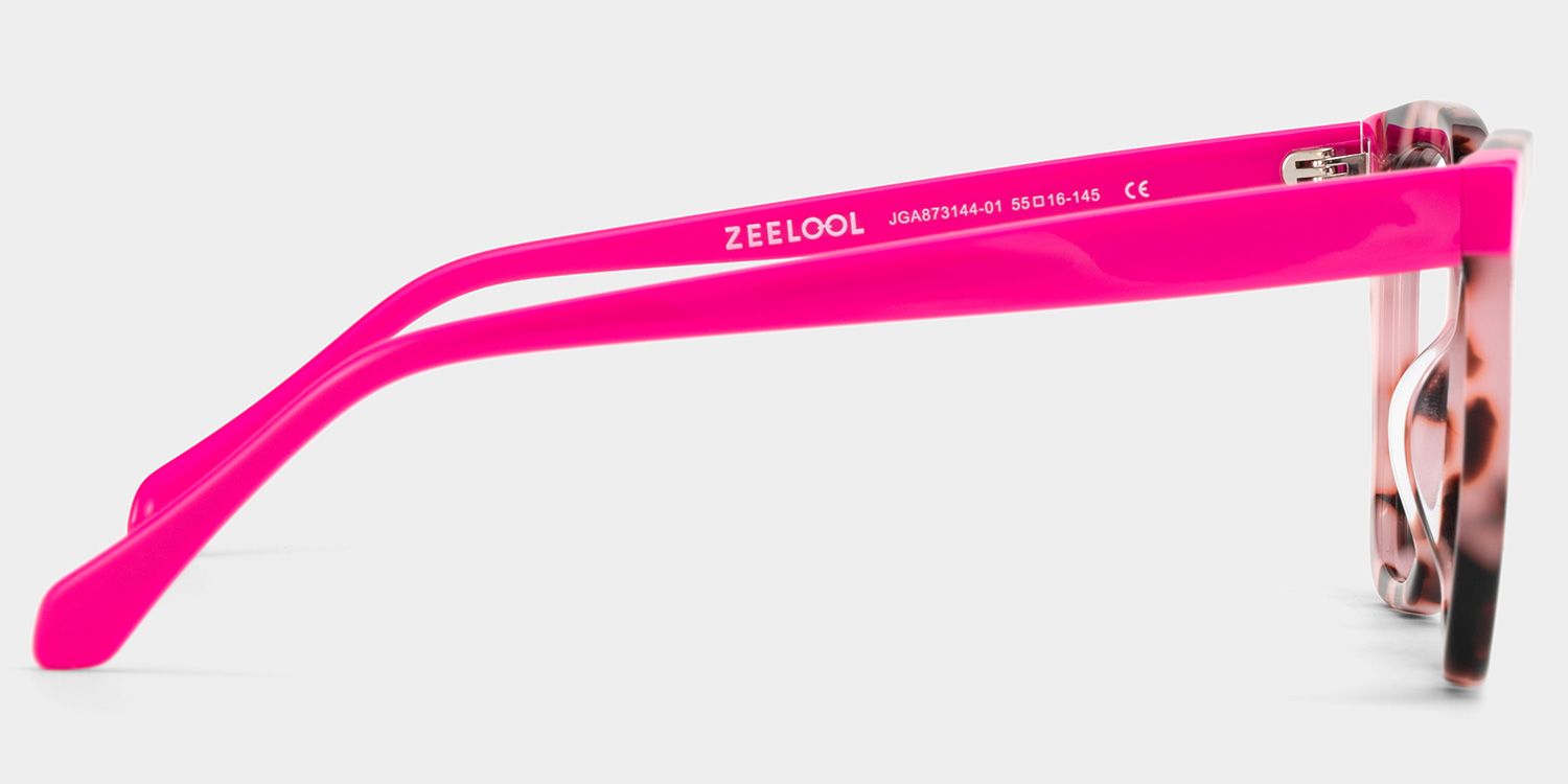 Kira Pink Tortoise Frame Glasses with Butterfly Frame Online | ZEELOOL5