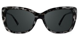 Edna Gray-Tortoise Cat eye Sunglasses0