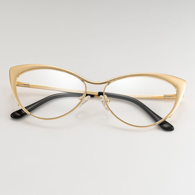 Ellen Gold Cat eye Glasses