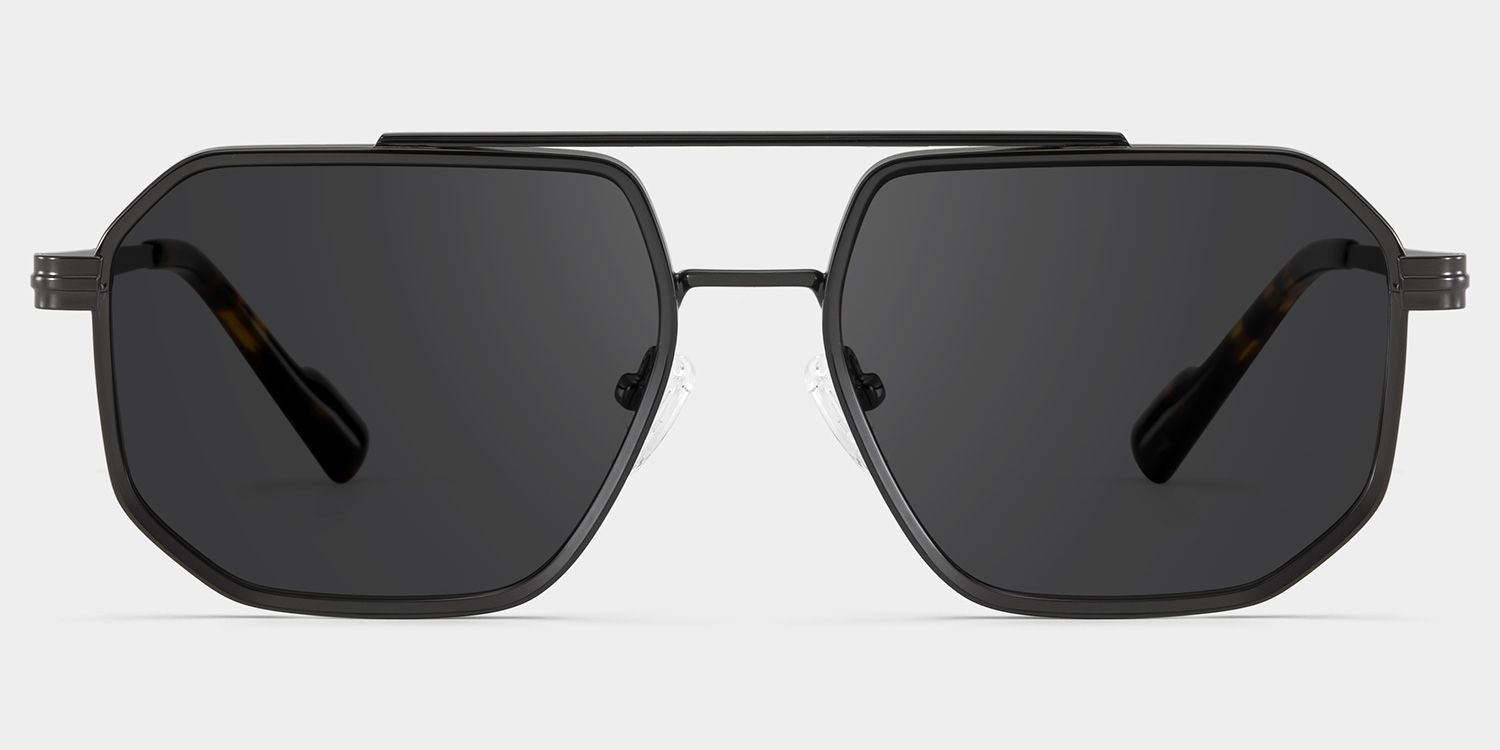 Autumn Aviator Style Gray Frame Sunglasses | ZEELOOL0