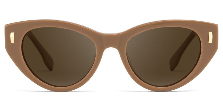 Azura Brown Cat eye Sunglasses