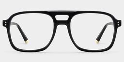Cally Square Black Glasses1