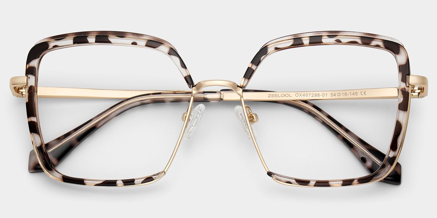 Cordaro Square Clear Tortoise Lightweight Glasses | ZEELOOL2