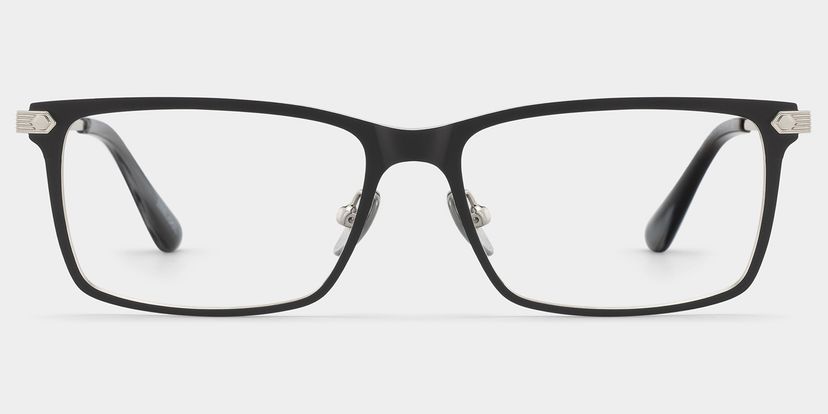 Alexander Black Rectangle Glasses