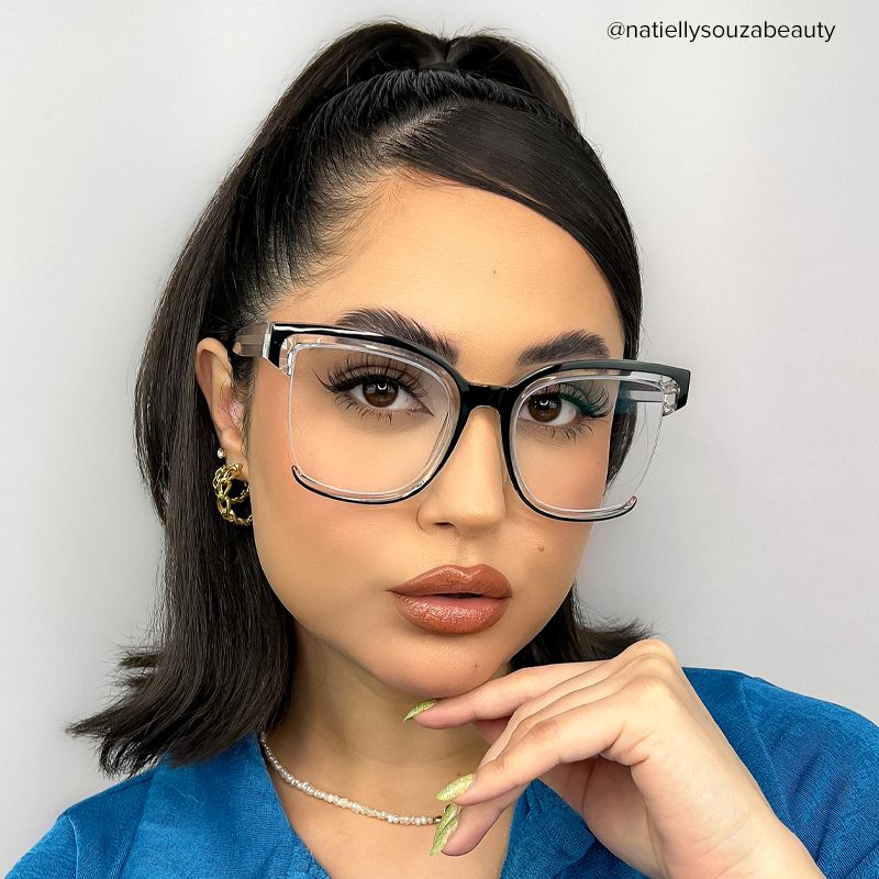 Cadogan Black Square Glasses