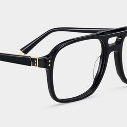 Athena Black Aviator Glasses9