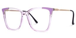 Roshavia Purple Square Glasses2