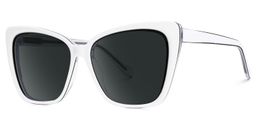 Shanell White-Black Butterfly Sunglasses1