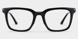 Reese Black Square Glasses2
