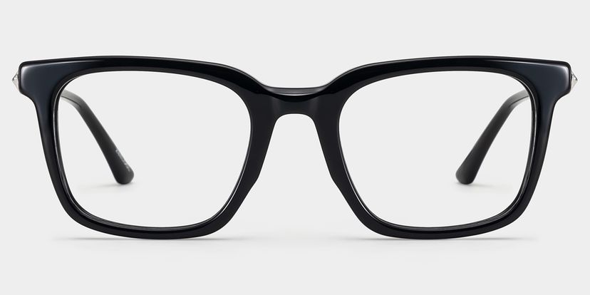 Reese Black Square Glasses