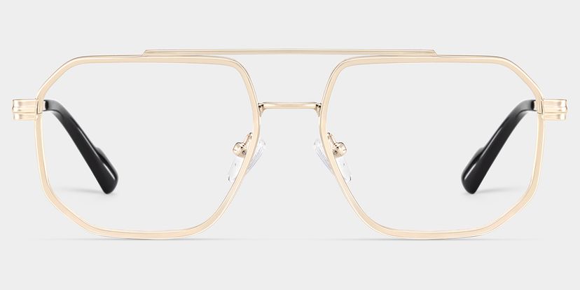 Autumn Gold Aviator Glasses