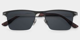 Brock Black Browline Sunglasses1